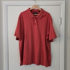 Roundtree & Yorke Supima Cotton Peach Polo Shirt 2XLT